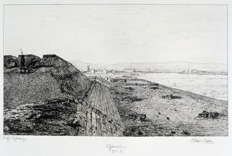 Grenelle, Siege of Paris, 1870-1871. Artist: Paul Roux