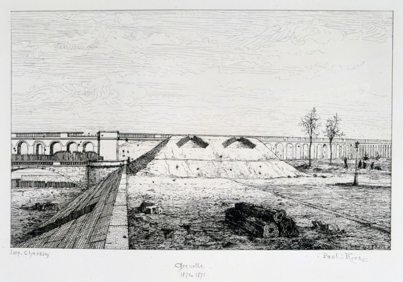 Grenelle, Siege of Paris, 1870-1871. Artist: Paul Roux