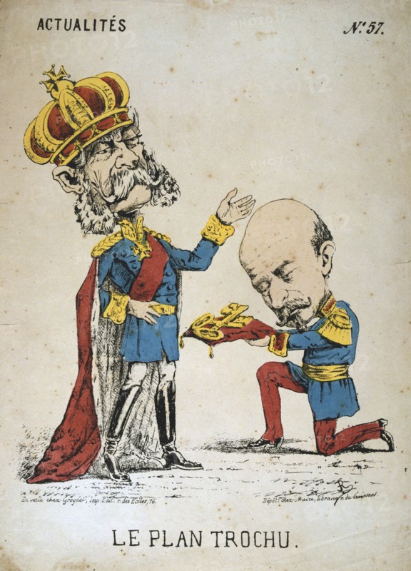 'Le Plan Trochu', 1870-1871. Artist: Anon