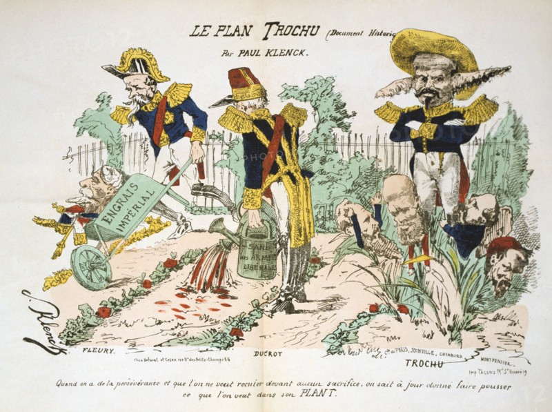'Le Plan Trochu', 1870-1871. Artist: Anon