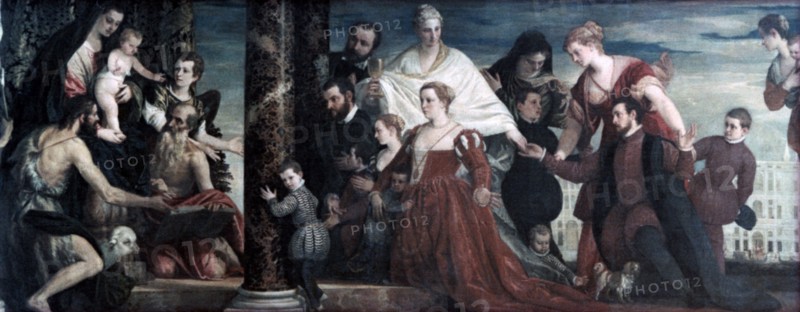 'The Madonna and the Cuccina-Family', 1571. Artist: Paolo Veronese