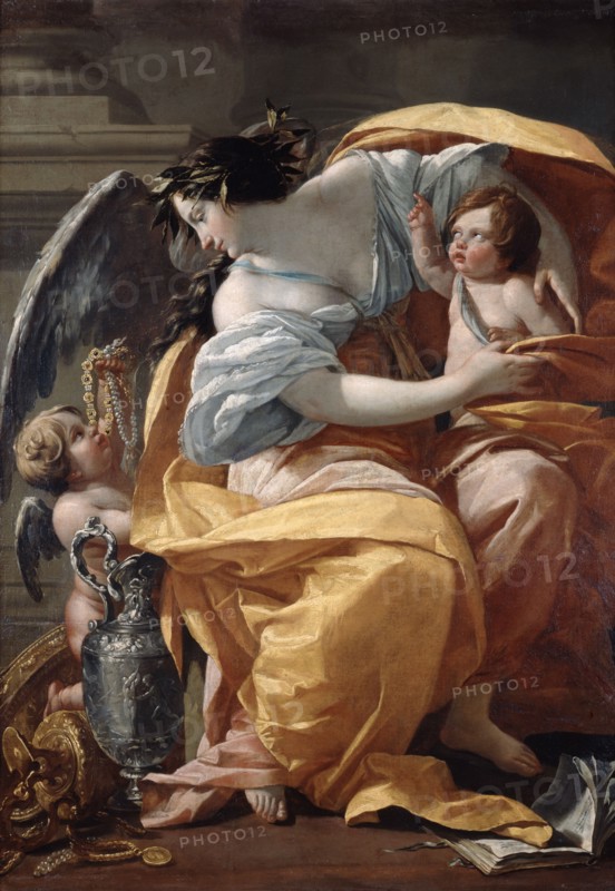 'Wealth', 1640.  Artist: Simon Vouet