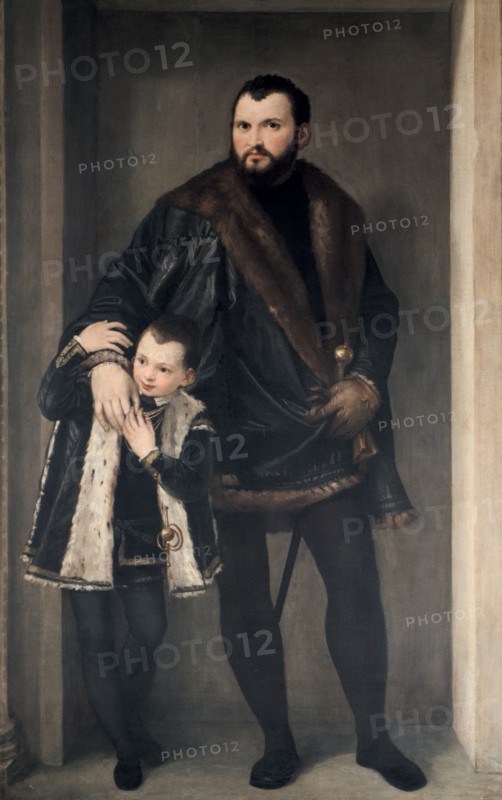 'Giuseppe da Porto and his Son', 16th century.  Artist: Paolo Veronese