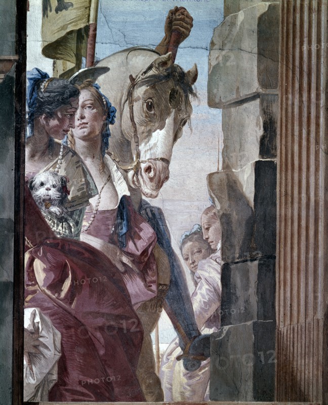 'The Entourage of Cleopatra', 1746-47.  Artist: Giovanni Battista Tiepolo