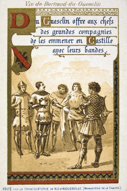 Scene from the life of Bertrand du Guesclin, (19th century). Artist: Unknown