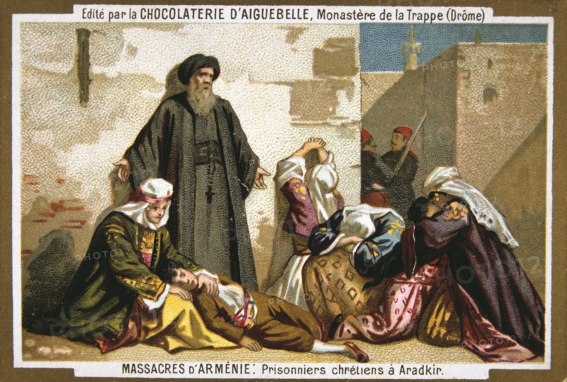 Christian prisoners at Aradkir, 1895. Artist: Unknown