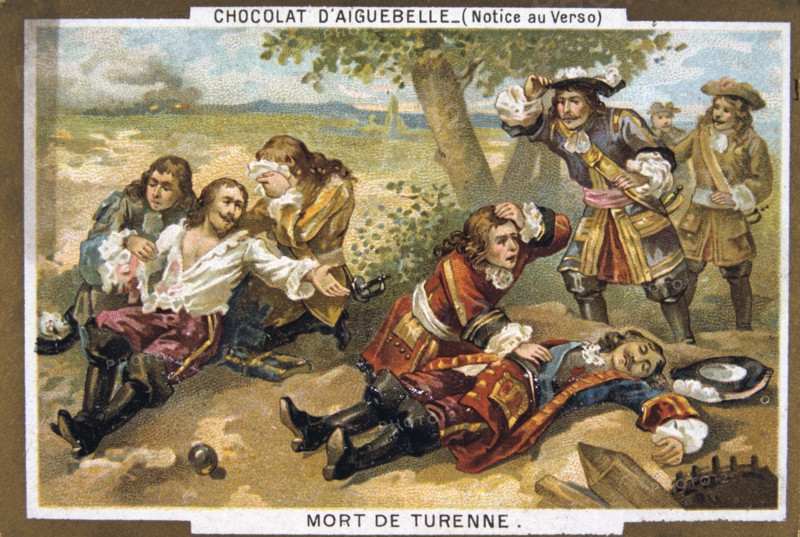 Death of Marshall Turenne, 1675, (19th century). Artist: Unknown