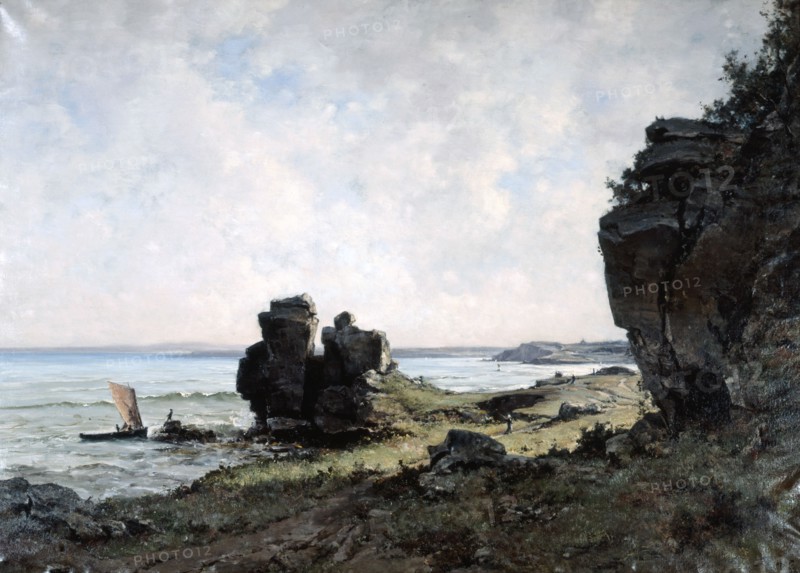 'A Beautiful Morning at the Coast of Brittany', 1882. Artist: Emmanuel Lansyer