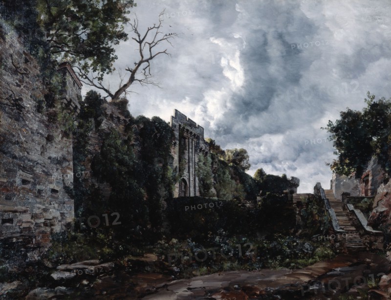 'Main Gate of Chateau de Clisson', 1884. Artist: Emmanuel Lansyer
