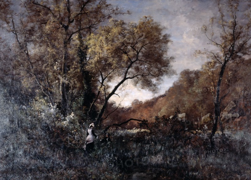 'Flowers in April', 1877. Artist: Emmanuel Lansyer