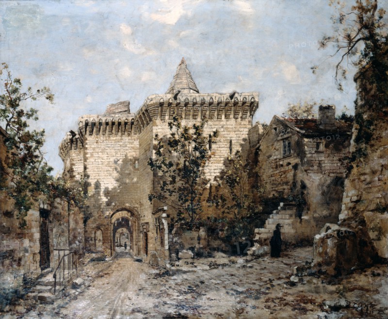 'The Door of Cordelières and the Castle', 1891. Artist: Emmanuel Lansyer