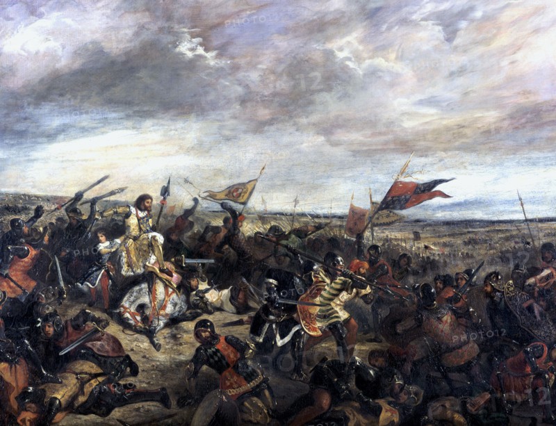 'Battle of Poitiers' (1356), 1830. Artist: Eugène Delacroix