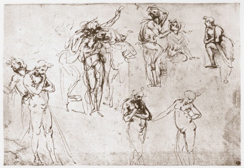 'The Adoration of the Kings', c1481. Artist: Leonardo da Vinci