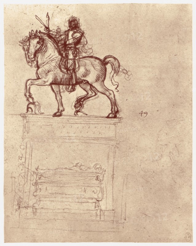 'Trivulzio Monument', c1511. Artist: Leonardo da Vinci
