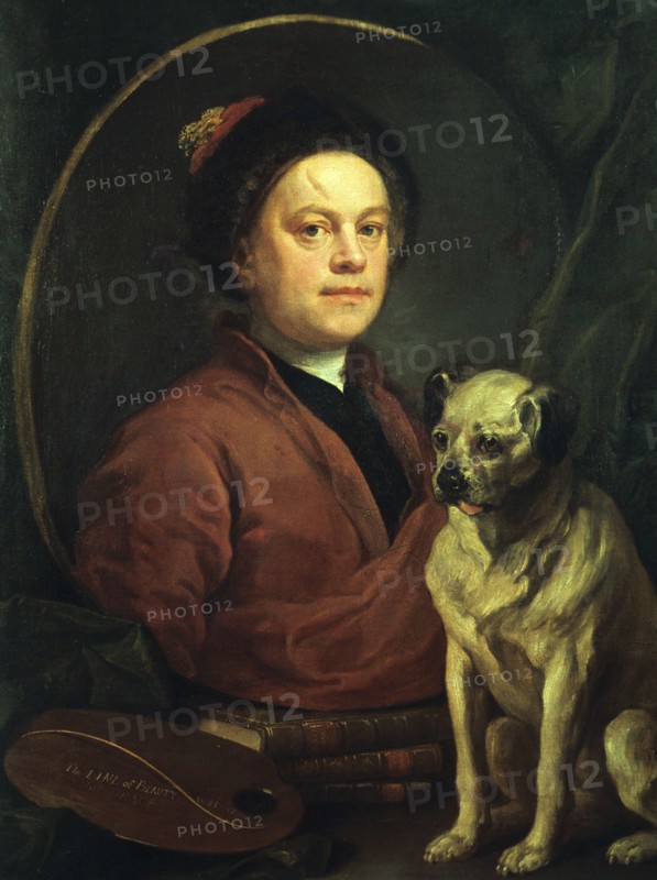 'The Painter and his Pug ', 1745. Artist: William Hogarth