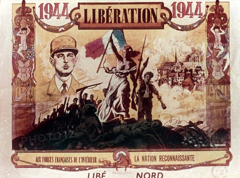 World War 2: Liberation of France, 1944. Artist: Unknown