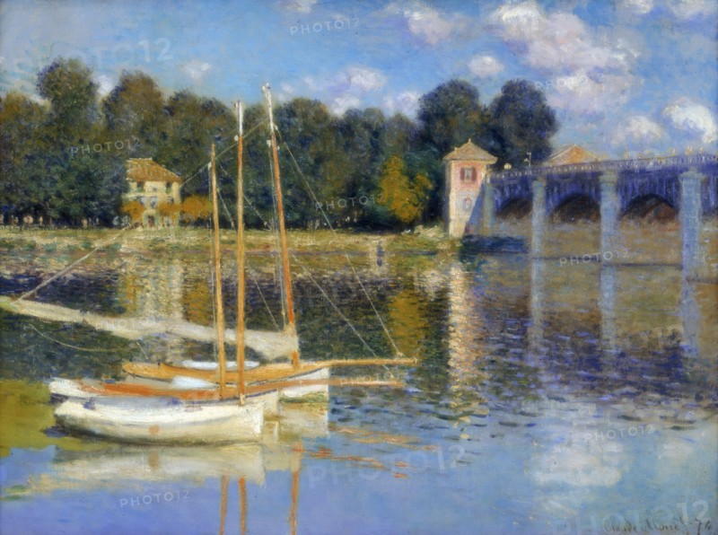'The Bridge at Argenteuil', 1874. Artist: Claude Monet