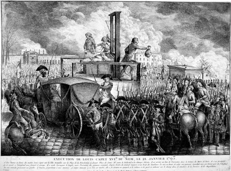 Execution of Louis XVI, 1793. Artist: Unknown