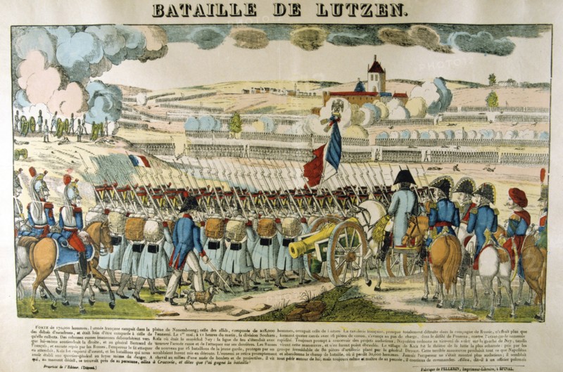 'Battle of Lutzen', 2 May 1813. Artist: Unknown