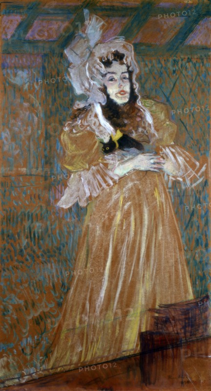 'Portrait of Miss May Belfort', 1895. Artist: Henri de Toulouse-Lautrec