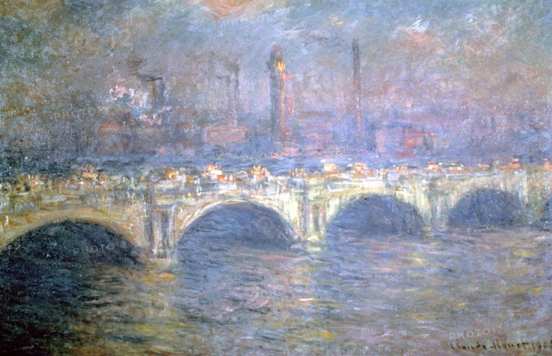 Monet, Le Pont de Waterloo à Londres