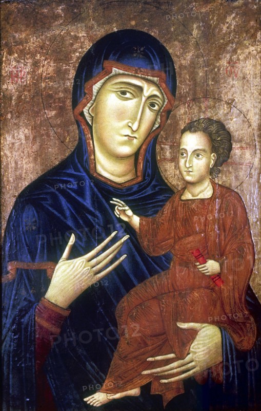 'Madonna and Child', 1230. Artist: Barone Berlinghier