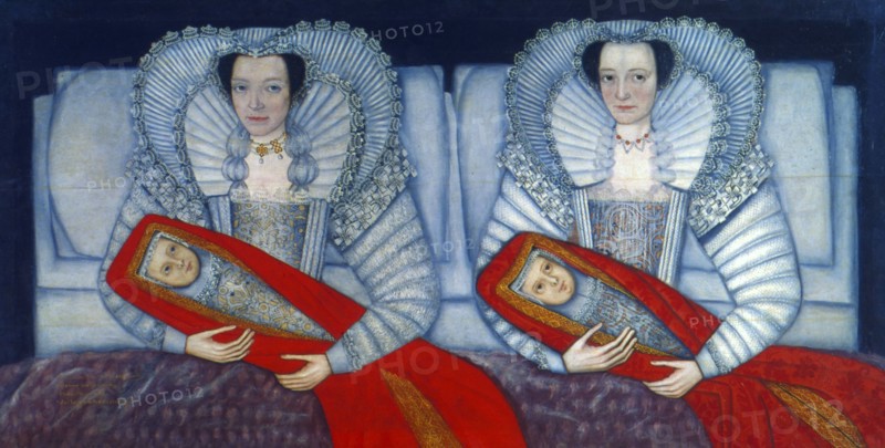 'The Cholmondeley Sisters', 1600-1610. Artist: Anon