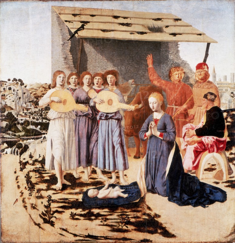 'The Nativity', 1470-1475. Artist: Piero della Francesca