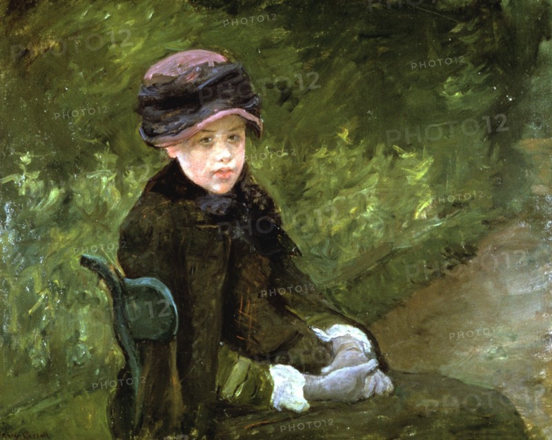 'Young Lady in the Park', c1880. Artist: Mary Cassatt