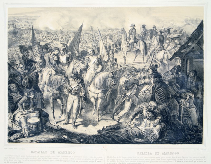 'Battle of Marengo', 14 June, 1800. Artist: Anon