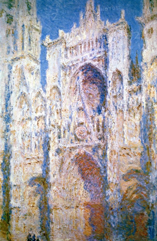 'Rouen Cathedral, Harmony in Blue and Gold', 1894. Artist: Claude Monet