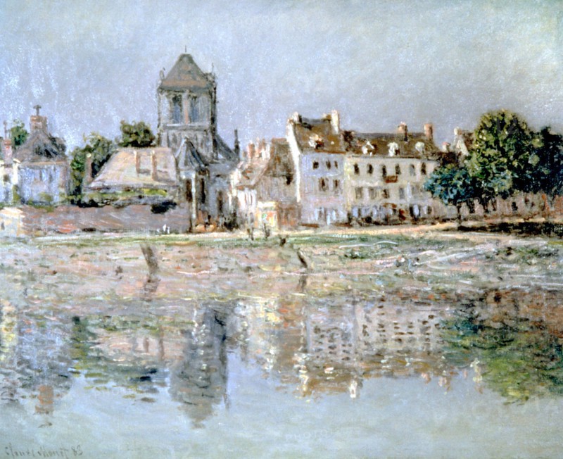 'By the River at Vernon', 1883. Artist: Claude Monet
