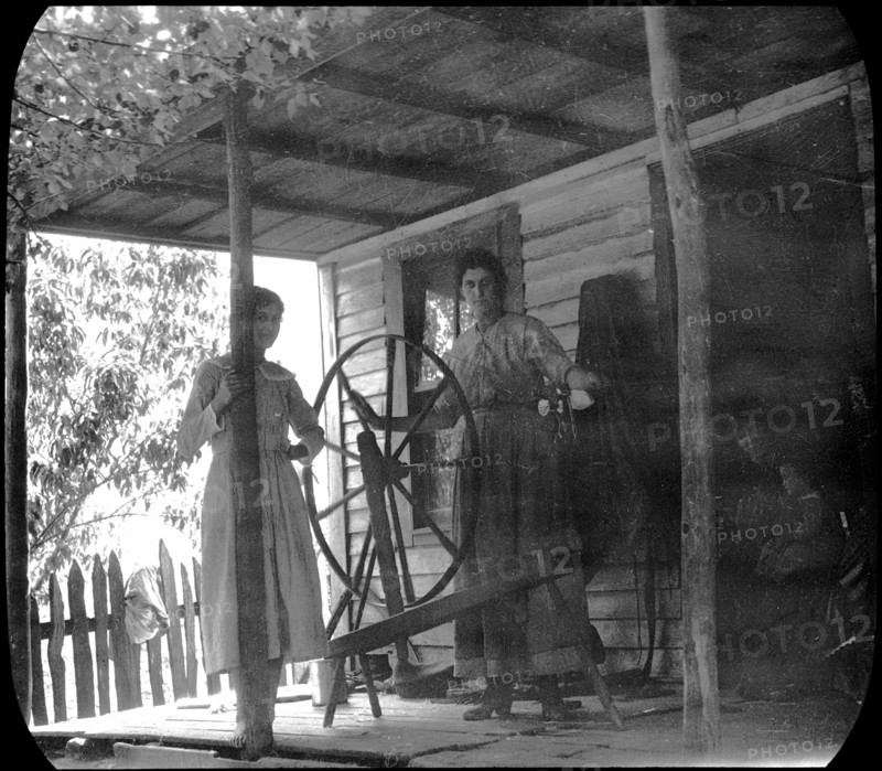 Spinning, Appalachia, USA, c1917. Artist: Cecil Sharp