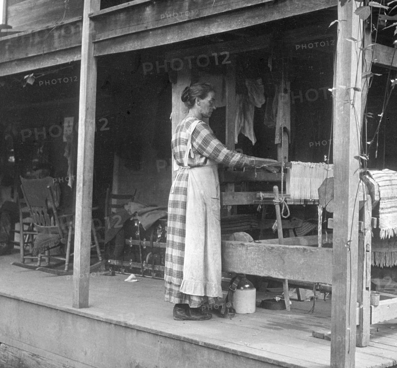 Weaving, Appalachia, USA, c1917. Artist: Cecil Sharp