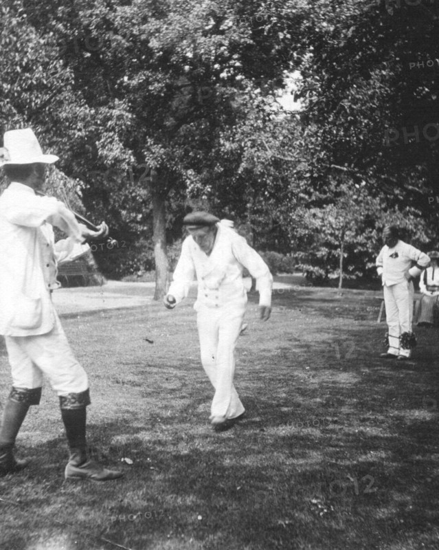 Bampton Morris Dancers, Oxfordshire, Whit Monday, 5 June 1911. Artist: Cecil Sharp