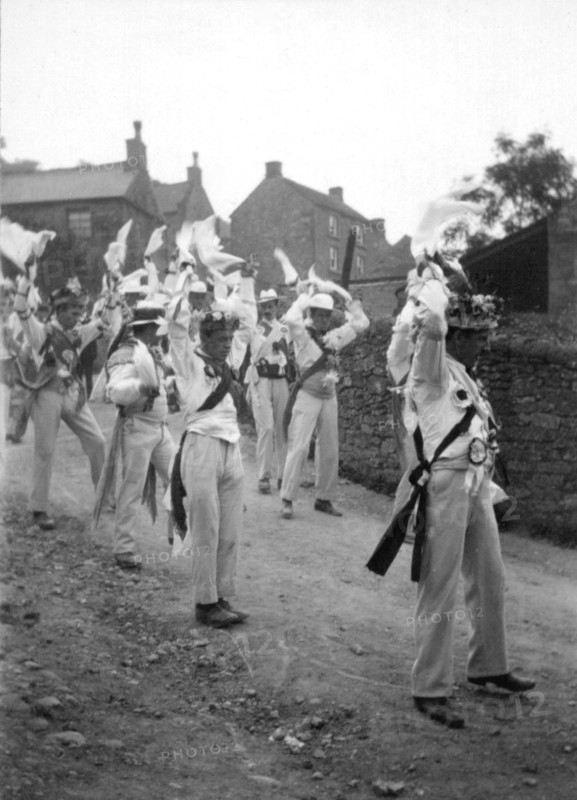 Winster Morris Dancers, Derbyshire, 1908. Artist: Unknown