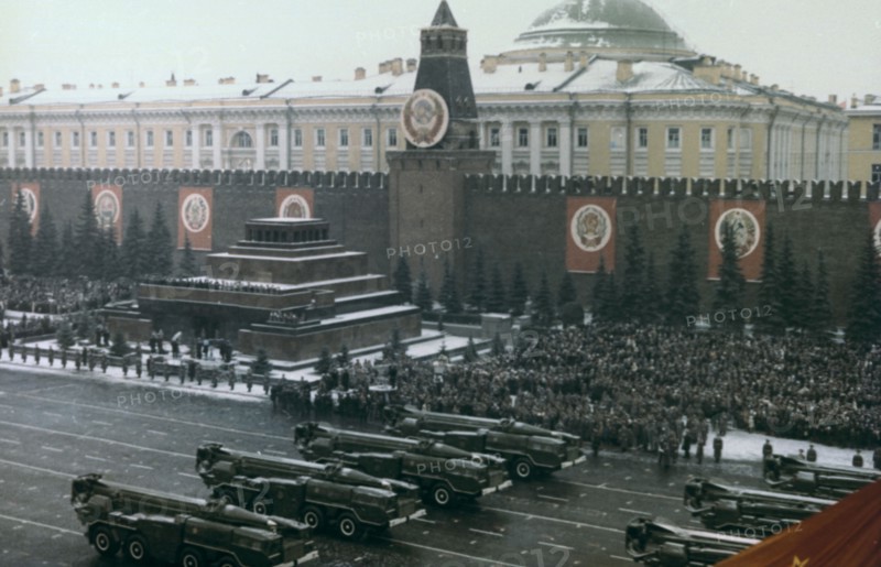 Military review, Red Square, Moscow, 1971. Artist: Unknown