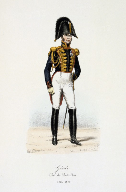 'Génie, Chef de Bataillon', 1814-30. Artist: Eugene Titeux
