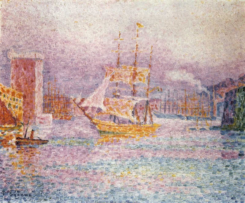 'The Harbour at Marseilles', 1907. Artist: Paul Signac