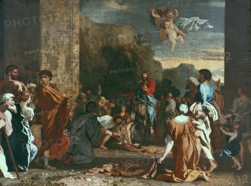 'Jesus enters Jerlusalem', c1630. Artist: Nicolas Poussin