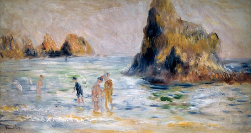 'Moulin Huet Bay, Guernsey', c1883. Artist: Pierre-Auguste Renoir