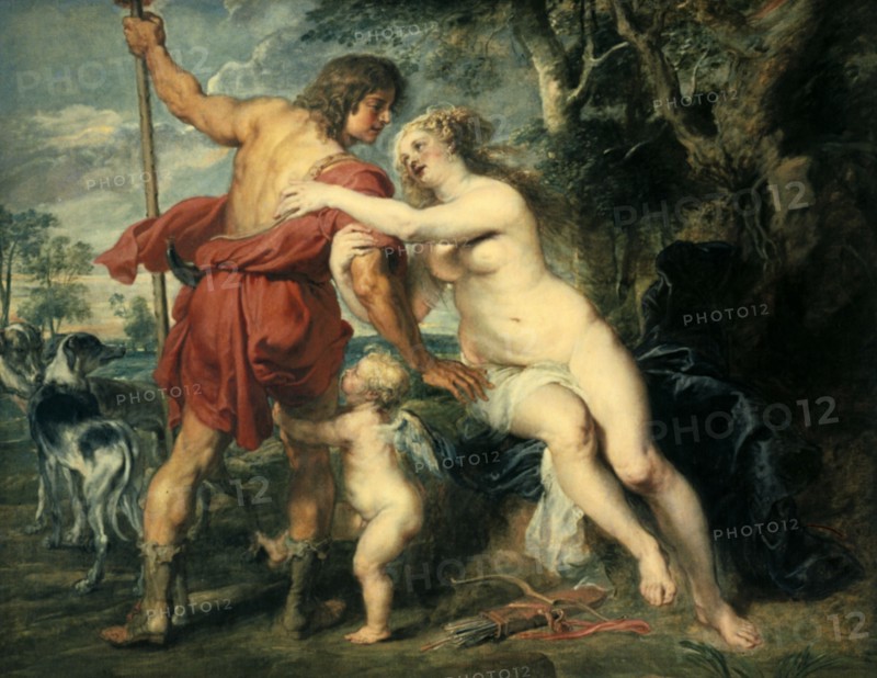 'Venus and Adonis', c1630. Artist: Peter Paul Rubens