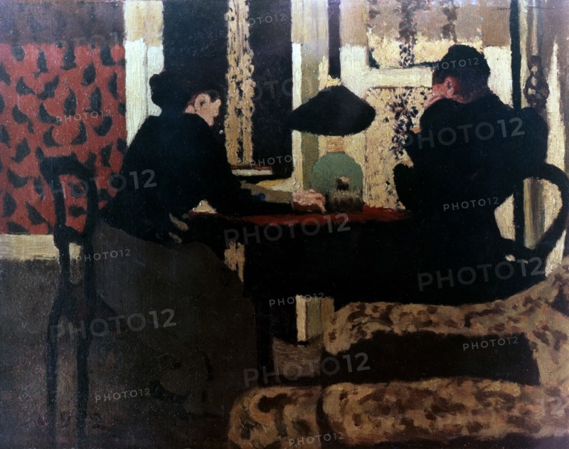 'Women by Lamplight', 1892. Artist: Edouard Vuillard