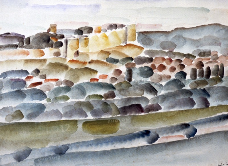 'Passage through the Chateau-fort', c1918-1936. Artist: Eugene Dabit