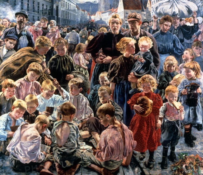 'The Age of the Worker', 1896. Artist: Leon Frederic