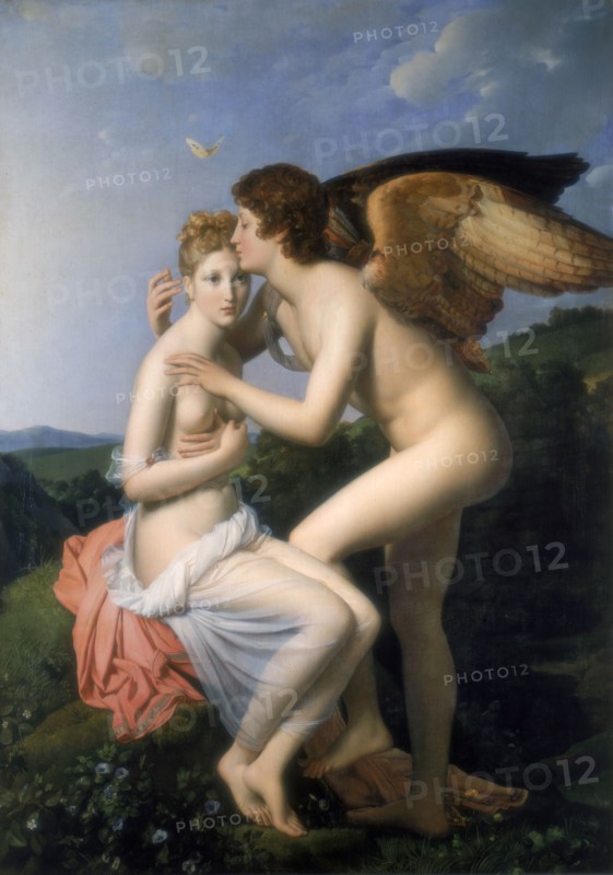 'Psyche Receiving the First Kiss of Cupid', 1798. Artist: Francois Pascal Simon Gerard