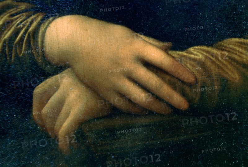 'Portrait of Mona Lisa' (detail), 1503-1506. Artist: Leonardo da Vinci