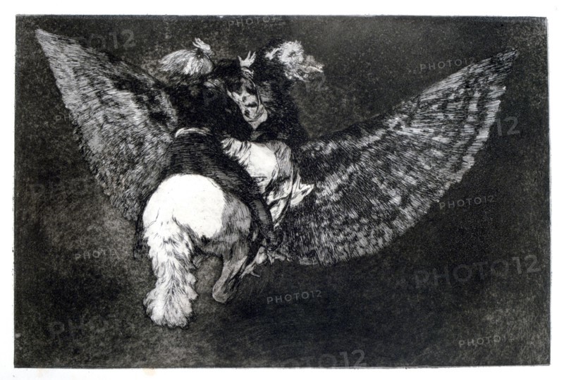 'Winged Nonsense', 1819-1823. Artist: Francisco Goya