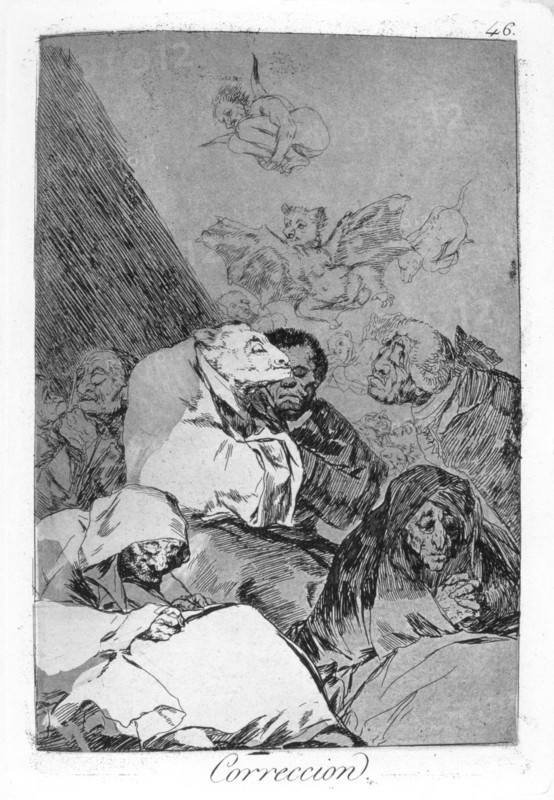 'Correction', 1799. Artist: Francisco Goya