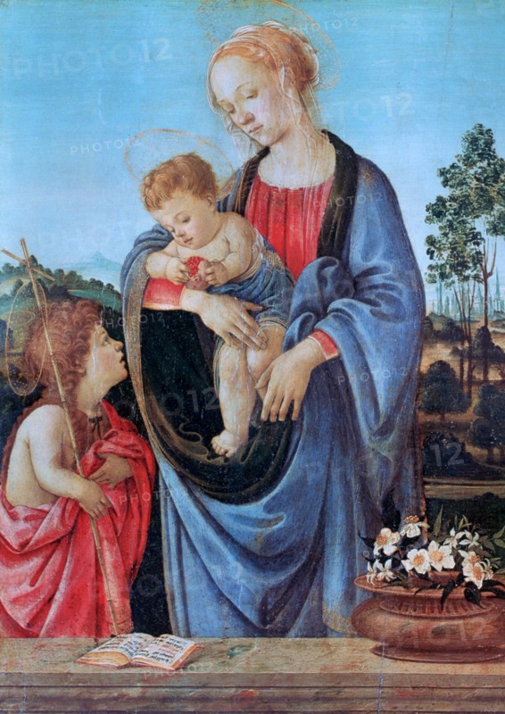 'The Virgin and Child with Saint John', 1480. Artist: Filippino Lippi